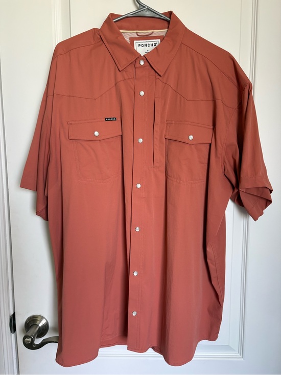 Poncho Other - Poncho Outdoors Red Clay SS Shirt XL Performance Button Down